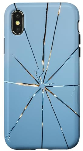 Hülle für iPhone X/XS Atemberaubende Lichtbrechung Fokuspunkt Dynamisches Kunstwerk