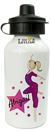 The Supreme Gift Company Personalised Kids Drinks Water Bottle Gymnast Dancer (personalised with ANY Name) (400ml)