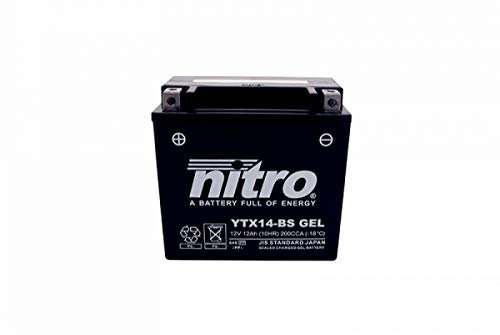Nitro ytx14 BS Gel – N ytx14 BS Gel AGM chiusa, Schwartz, dimensione Na