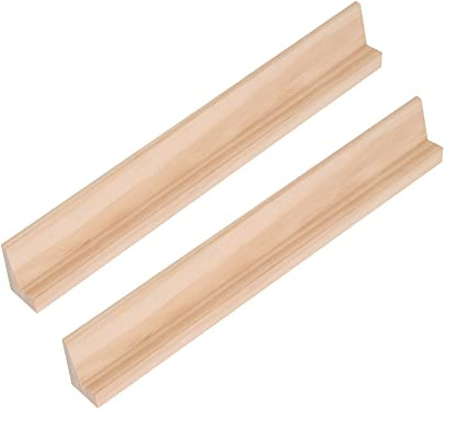 Weddecor, Tile and Stone Shelf Made of Wood for handicrafts, Replacement Stones, Board Games, Scrapbooking, Jewelry and as Wall Decorations, Wood, 2