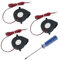 RUNCCI-YUN 3 Pcs DC 12V 3D Printer Cooling Fan Blower Fan for Cooling Heatsinks 3D Printer(50 x 50 x 15mm, black)