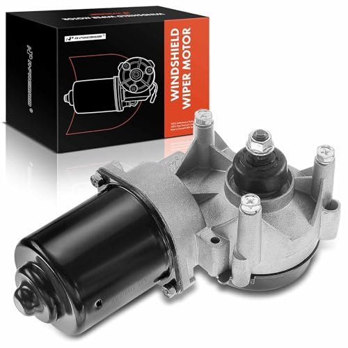 A-Premium [4+8 Pins] Front Windshield Wiper Motor Compatible with Ford, Lincoln & Mercury Models - F-150, Explorer, Escape, Focus, Mustang, Taurus, Taurus X, Expedition, Flex, MKS, Navigator & More