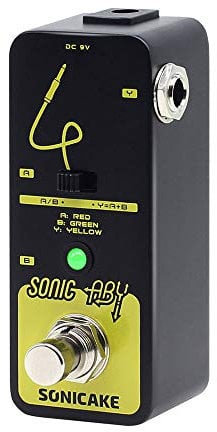 SONICAKE Sonic ABY Pedal Line Selector AB Switch Mini Guitar Effects Pedal True Bypass
