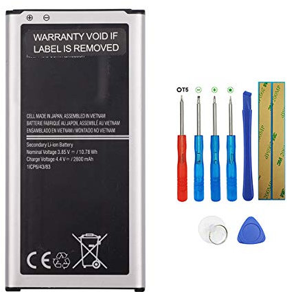 Swark EB-BG390BBE Batterie de rechange compatible avec Galaxy Xcover 4 (G390F) avec kit d'outils de réparation de mise à niveau