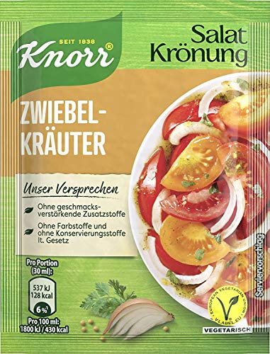 Knorr Salatkrönung Zwiebelkräuter Lot de 5 x 8 g