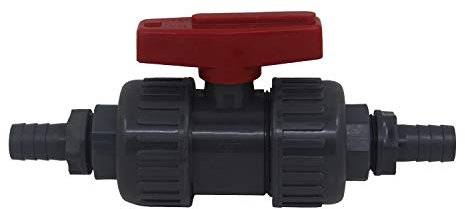 Kugelhahn absperrventil pool kugelventil pvc kugelhahn innengewinde schlauchanschluss 12 16 25 32 40 50mm absperrhahn