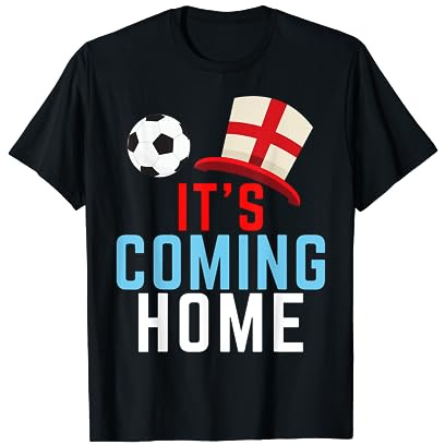 Its Coming Home England Fan Football Soccer 2021 Footy T-Shirt