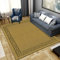 renoazul® Anti-Slip Area Rugs, 120 x 150 cm Washable Runner for Underlay Corridor - Geometric Non Slip Area Rug Carpet for Bedroom, Kitchen and Home Decor Accessories (Gel Back Rocco Rug - Ochra)