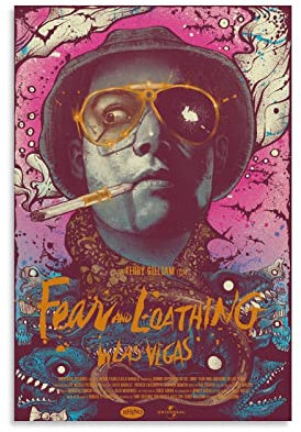Filmposter Fear And Loathing in Las Vegas, Wandkunst, modern, dekorativer Stil, Wohnzimmer-Dekoration, 60 x 90 cm