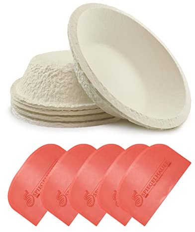 Bäckerei Spiegelhauer 5 Gärkörbchen I 5 Teigschaber Gärkörbchen Set