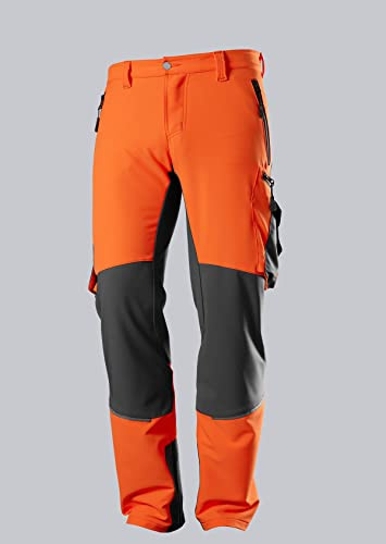 BP 1864-883-6556 Superstretch-Hose, 91% Polyester/9% Elasthan, Warnorange/Anthrazit, Modern fit, Größe 60n
