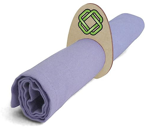 5 x 'Keltischer Knoten' Hölzerne Serviettenringe (NR00055398)