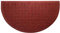 CosìCasa: Zerbino Ingresso Esterno Decorativo | Pratico Tappeto Asciugapassi con Decorazione a Rilievo, Ideale per la Tua Casa | Lo Zerbino Esterno Perfetto l'Ingresso [Mezzaluna - 40X60, Rosso]