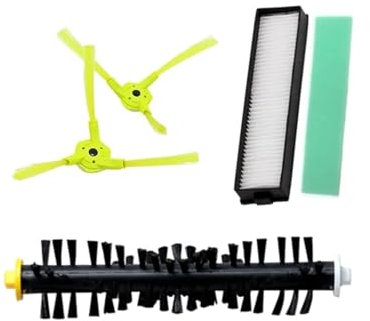 Spazzola Principale, Spazzola Laterale, Filtro, Compatibile con LG Hom-Bot ROBOKING, Accessori for Parti di Aspirapolvere Robot (Color : SET-01)