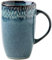 WOQIJENCV Large Capacity Ceramic Coffee Mug, 21 oz/600ml with Handle Extra Large Cappuccino, Tea, Latte or Hot Cocoa Mug for Office and Home Use (Blue2)