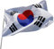 Europameisterschaften 2024 Welt Internationale Flaggen - (Korea, 90x150cm) Korea-Flagge 90x150cm