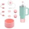 HENGBIRD Stanley Cup - Juego de Accesorios, Incluye 4 Tapones de Silicona, 3 Tapas de Paja, 1 Funda de Silicona para Vasos de 1,2 L y 850 ml