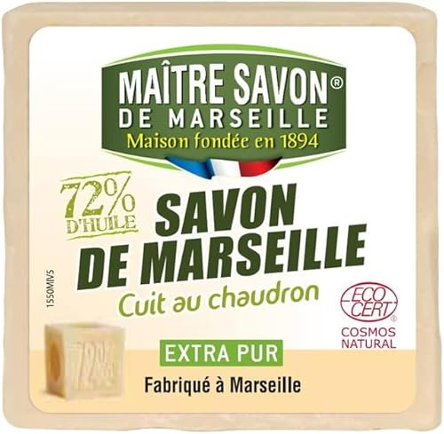 Maître Savon de Marseille 300g - Extra pur (Lot de 5)