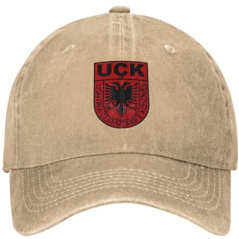 OAUMJIIL UCK Baseball Cap Albanisch Frauen Männer Sonnenschirm Trucker Papa Hut Sommer Mode Outdoor Gym Baseball Caps Geschenk