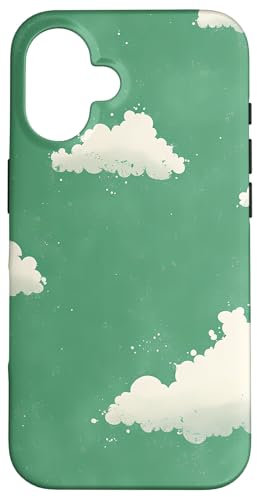 Fluffy Clouds Sky Pastell For Nature Lovers Hülle für iPhone 16