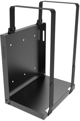 JINGCHENGMEI Universal Mount Computer Wall Mount 10 H x 6 W x 10 D, Adjustable Strap Mount for CPU, UPS, Computer Cases or Other Electronic Devices
