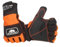 SIP PROTECTION Guanti antitaglio classe 2 su entrambi i guanti, taglia 9, arancione fluo e nero