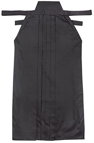 Kendo Toppar Aikido Samuraj Hakama kampsport kläder kimono skjortor kostymer, Kjol-svart, 150CM