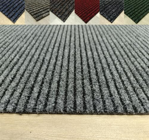 TADI & IMPERIO Felpudo Edificios 200x340 cm- Color Plata- Entradas Grandes | Muy grande, Limpia zapatos, Quita barros, Atrapa polvo, Para entrada/casa/establecimientos