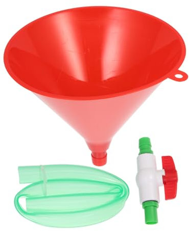 TOPPERFUN 1 Set Plastic Beer Funnel Tube with Valves Flexible and Sturdy Beer Funnel for Drinking and Party Supplies for Graduation Celebrations and Fun
