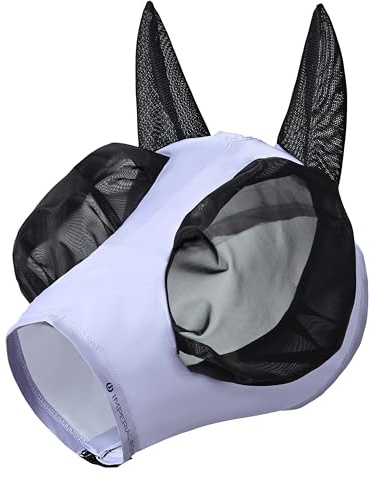 Imperial Riding Fliegenmaske „Trail Ride“ ohne Nasenschutz, Flieder, Pony