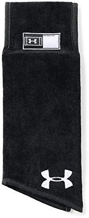 Under Armour SkiILL Handtuch für Herren, Schwarz (001)/Weiß, Einheitsgröße
