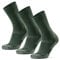 DANISH ENDURANCE Merino Wandersocken, Sommer Trekkingsocken, Unisex, Herren, Damen & Kinder, 3 Paar, Grün, 39-42