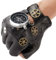 dream cosplay Steampunk Lederhandschuhe Herren Gothic Fingerlose Handschuhe