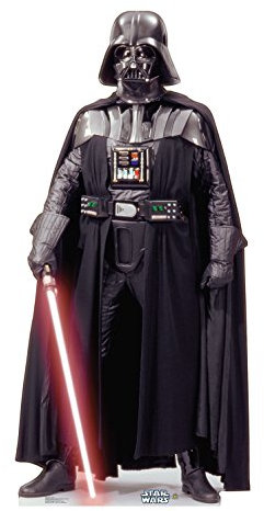 Cardboard People Darth Vader Pappaufsteller, lebensgroß, Star Wars Classics (IV - VI)