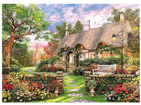 CHRISTY HARRELL 1000 Teile Papier Puzzle, Romantische Englische Landschaft, Lernspielzeug für Erwachsene und Kinder, Heimdekoration, Geschenk
