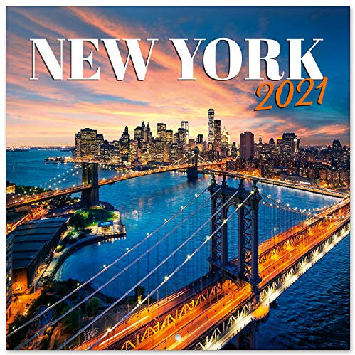 Grupo Erik Wandkalender New York - Kalender 2021 für 16 Monate, bunt, CP21004