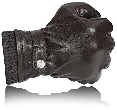 PEARLWOOD Herren Handschuhe FREDDIE I aus Ziegenleder I Braun Größe S