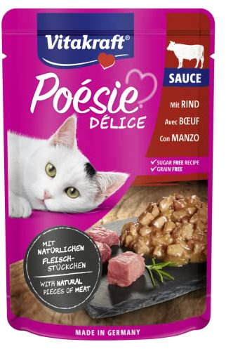 VITAKRAFT Katzenfutter Katzenfutter Katzenfutter VISTAKRAFT Cat 85G SASZ Poie BEłOWINA Deli SOS / 23