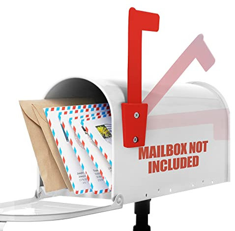 Bandiera di uscita universale Anley per mattoni, legno, metallo e stucco - Kit di sostituzione della bandiera di avvertimento rialzata in plastica resistente alla ruggine