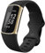 Dirrelo Straps Compatible with Fitbit Charge 5/6, Soft Silicone Replacement, Sport Waterproof Adjustable Wristband for Women & Men, Large Black