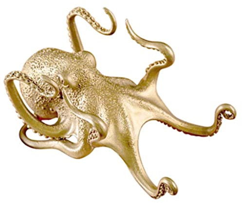 U/ D Octopus Holder Ornaments Glasses Holder Carving Figurines Tablet Smartphone Desktop Plate Stand for Display