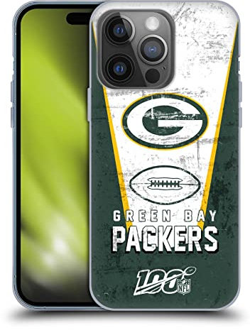 Head Case Designs Offizielle NFL Banner Green Bay Packers Logo Art Gel Handyhülle Hülle [Militärischer Schutzgrad] Kompatibel mit Apple iPhone 14 Pro