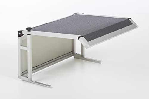 PreGaRo® Mährobotergarage mit klappbarem Dach. Masse innen 62x56x33x27 (LxBxHh+Hv) PG200A Anthrazit