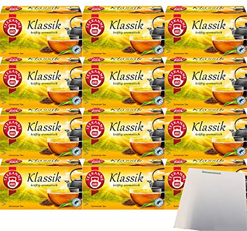 Teekanne Origins Klassik Traditionelle Mischung Schwarzer Tee 12er Pack (12x 20x1,75g Packung) + usy Block