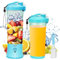 TOPESCT Mixeur Portable 600 ml pour Shakes et Smoothies - Mini Mixeur Smoothie avec 6 Lames Ultra-tranchantes et Batterie Rechargeable de 4000 mAh (bleu)