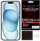 TECHGEAR 5-Pack Screen Protectors for iPhone 15 Plus/16 Plus - Clear LCD Screen Protector Film Guards for 6.7 Devices