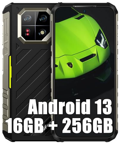 Ulefone Armor 22 Pro 256Go Smartphone Portable Incassable, 64MP Caméra de Vision Nocturne IR, Android 14 Téléphone Débloqué 4G, 6600mAh 33W, 6.58 FDH+ Smartphone Incassable Etanche, GPS/NFC/OTG