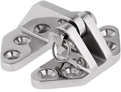 Charnières en acier inoxydable 316 avec goupille amovible 2,7 x 2,56 x 1,18