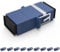 nexinex Glasfaserkabel Adapter | Kupplung SC auf SC Simplex (10 Stück) | Verbinder für LWL Patchkabel | Buchse/weiblich