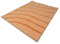 Clarissa Badteppich Badematte Wave Apricot ca.65 x 85 cm